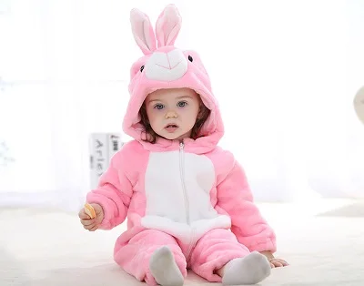 pink Зимние комбинезоны; комбинезон; коллекция года; одежда для маленьких мальчиков и девочек; Одежда для младенцев; Однотонный комбинезон для мальчиков и девочек; теплый детский комбинезон - Цвет: pink