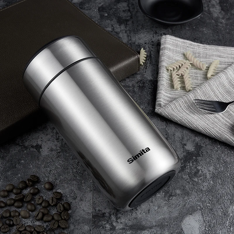 Термос SIMITA Ланч-бокс серебристый термос для еды и супа контейнеры вакуумные