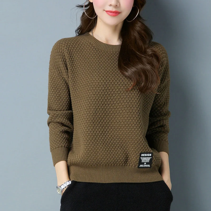 

Jumper Korean Fashion Clothing Pulls Femme Automne Hiver Pullover Long Sleeve Woman Sweaters Women Sweater Crewneck Knitted Tops