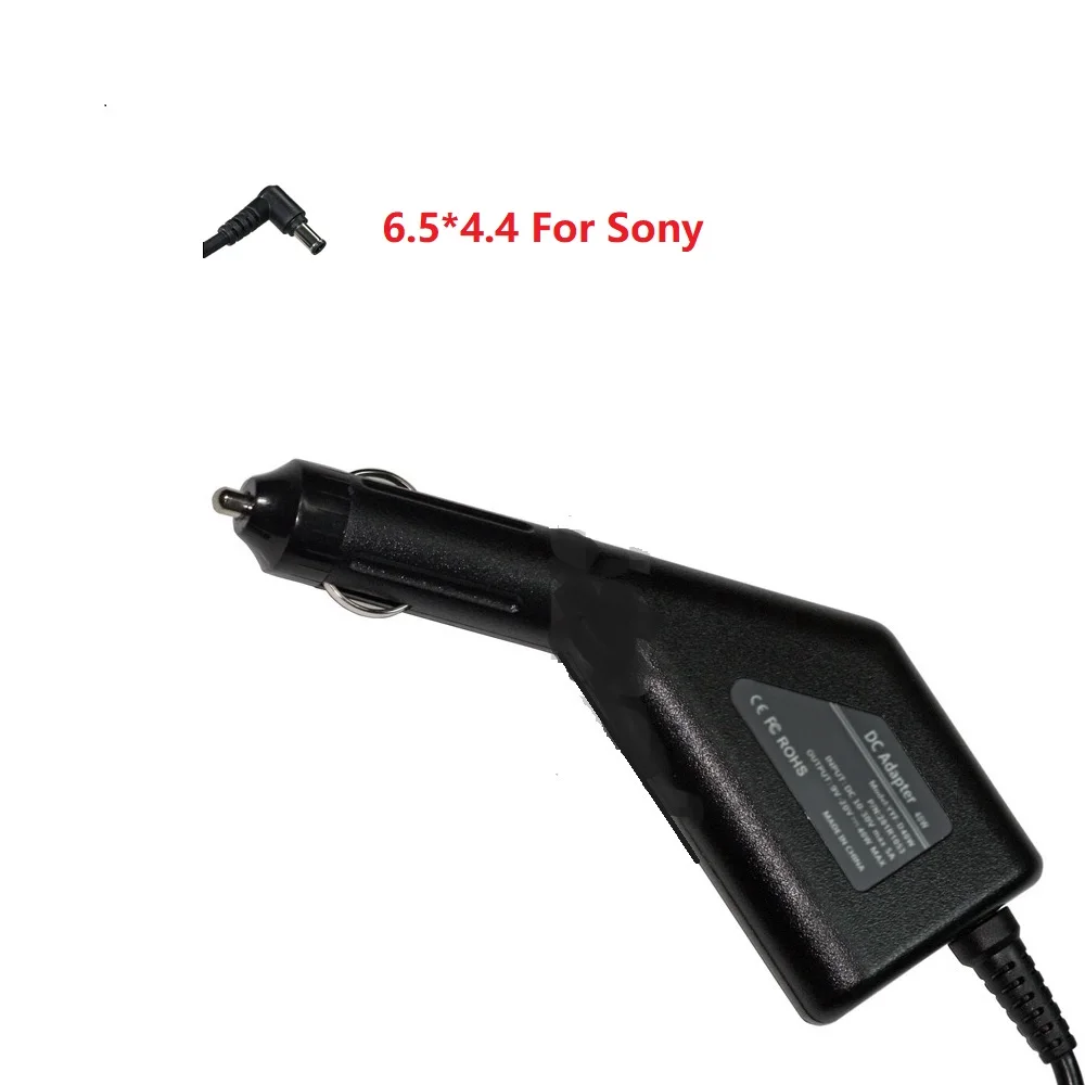 Ноутбук Автомобильное Зарядное устройство 19 5 V 3.3A 3.9A 4.7A 6 5*4 4 Для sony Vaio VGP AC19V19 AC19V20