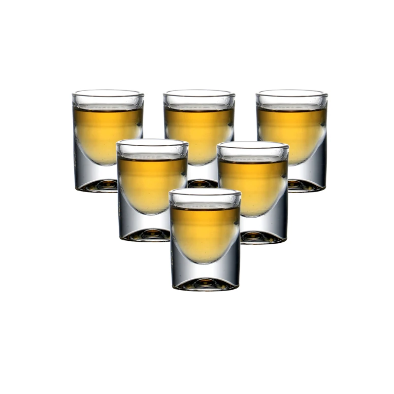 Рюмка прозрачная стеклянная чашка для виски вина водка бар клуб пиво бокал