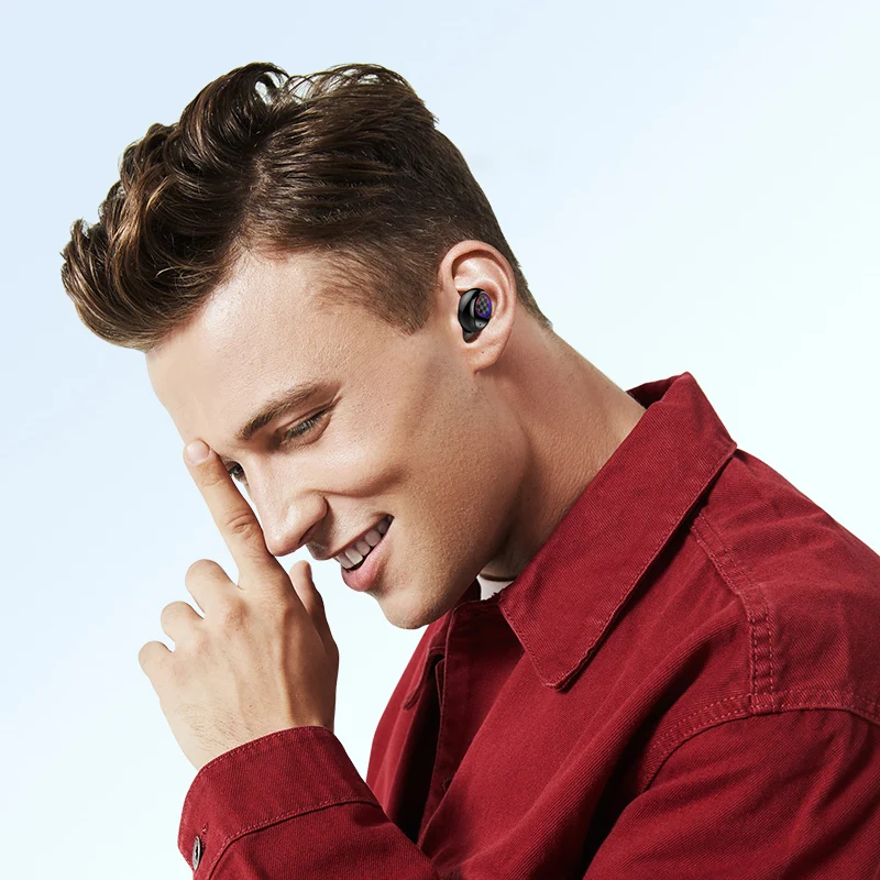 Bluetooth наушники TWS с цифровым дисплеем светодиодный дисплей беспроводная bluetooth