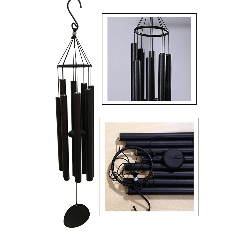 

Wind Chimes Outdoor Large Deep Tone 8 Metal Tubes Wind Chimes for Home Garden/Yard/Balcony Deco