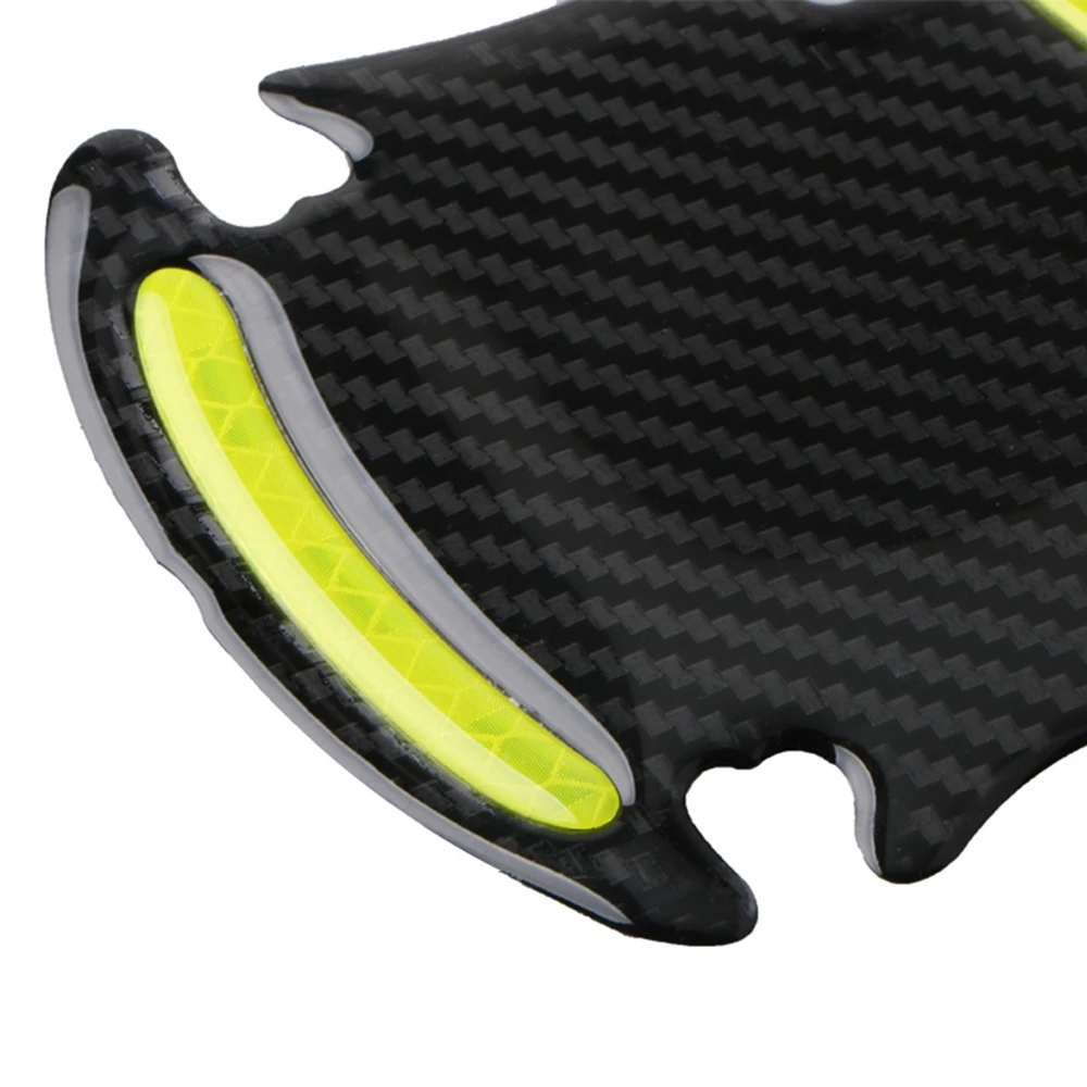 

4pcs Car Door Bowl Sticker Warning Reflective Tape Auto Reflective Strips Driving Safety Mark Car Styling Accessories