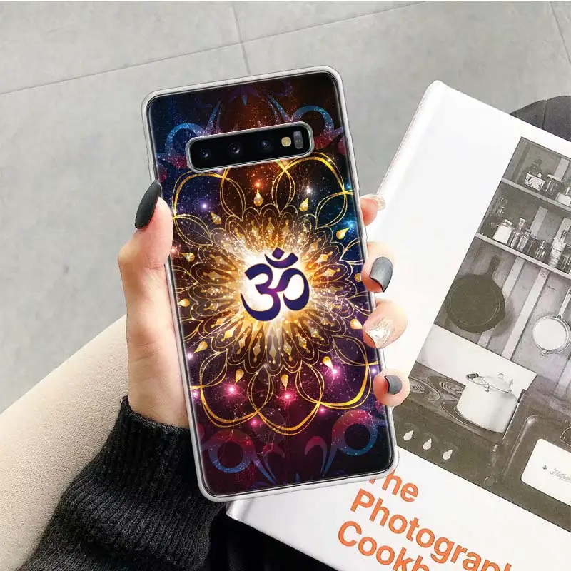 Чехол для телефона Aum Om Yoga Samsung Galaxy S20 FE S21 Ultra S22 Plus S10 Lite S9 S8 J4 J6 J8 + мягкий чехол |