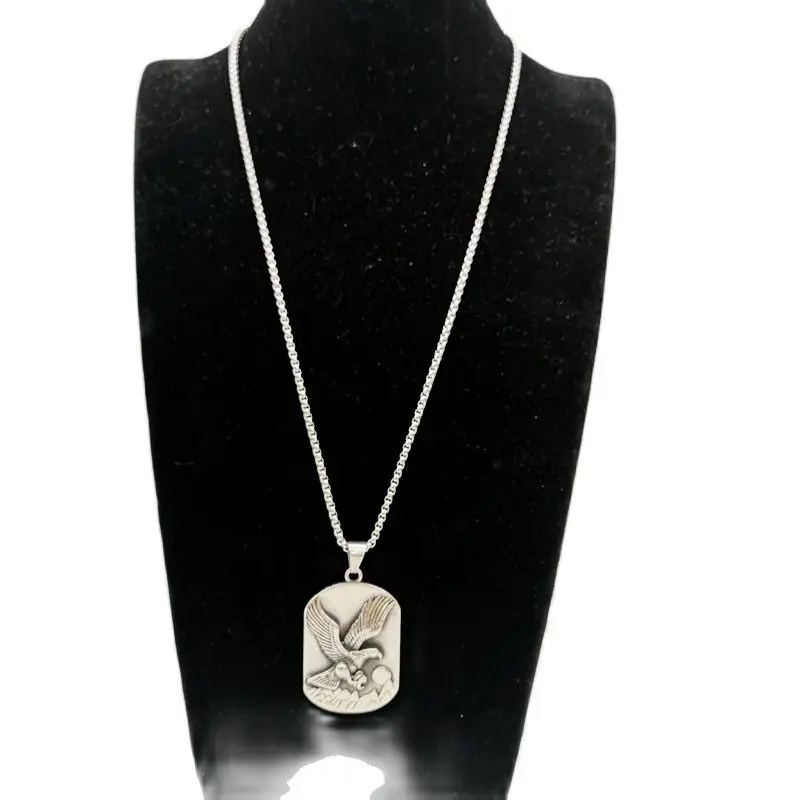 2024 Новинка винтажная подвеска и ожерелье из нержавеющей стали 316 с подвеской в