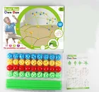 Конструктор форт, набор для самостоятельной сборки, разноцветные 3D замки, туннели, палатки, набор игрушек для детей, для девочек и мальчиков, для создания собственного логотипа