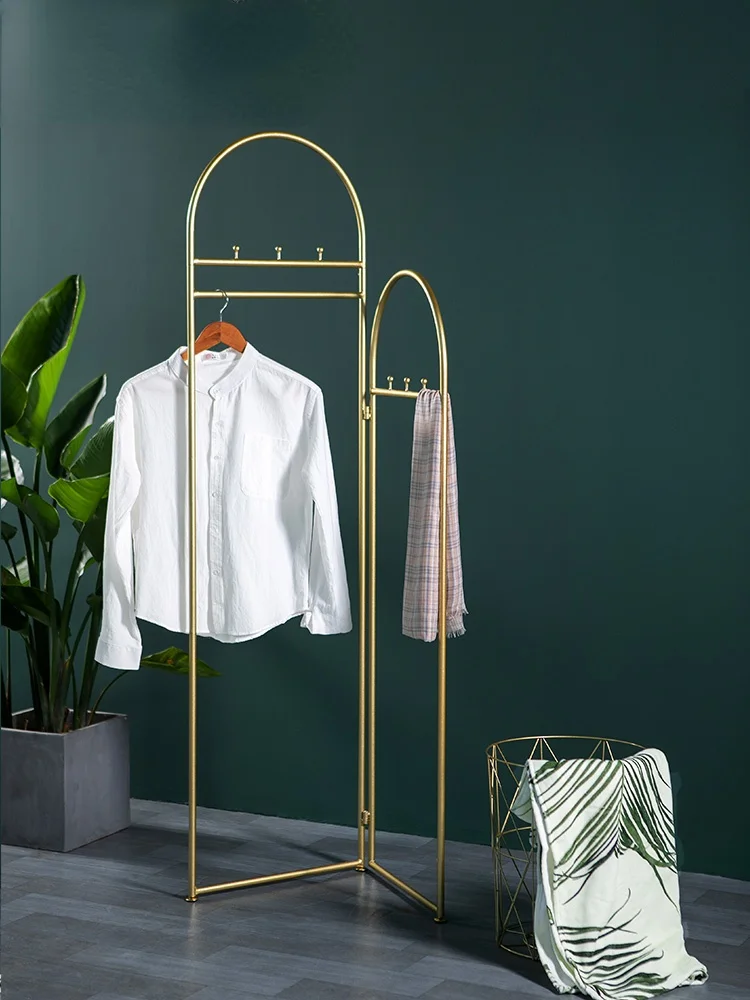 

GY Corner Coat Rack Floor Home Living Room Bedroom Corner Clothes Hanger Nordic Modern Simple Clothes Hanger Storage Rack