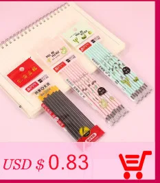 8 шт./лот 0,5 мм гелевая ручка Kawaii Набор сменных стержней креативные милые пластиковые гелевые чернила запасной материал офисные школьные принадлежности 04264