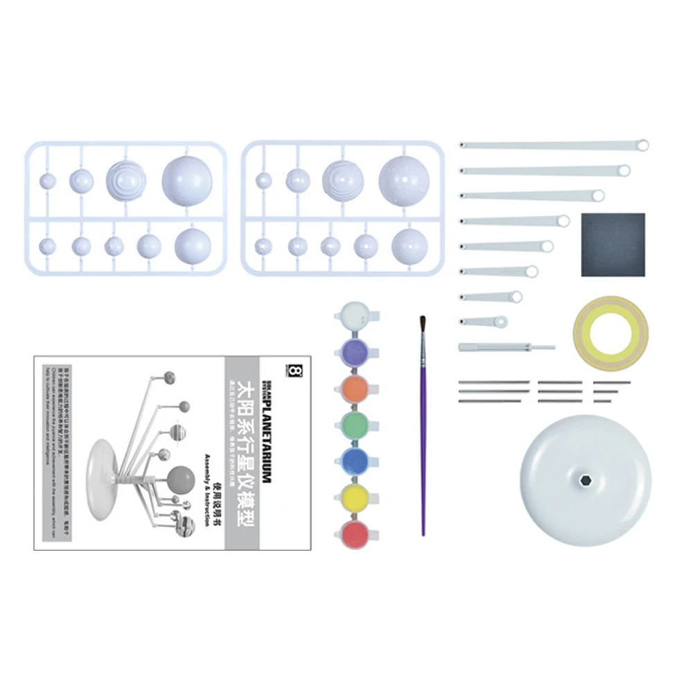 Solar System Build &ampNine Planets Model Set Dismounting Educational DIY Toy Gift |
