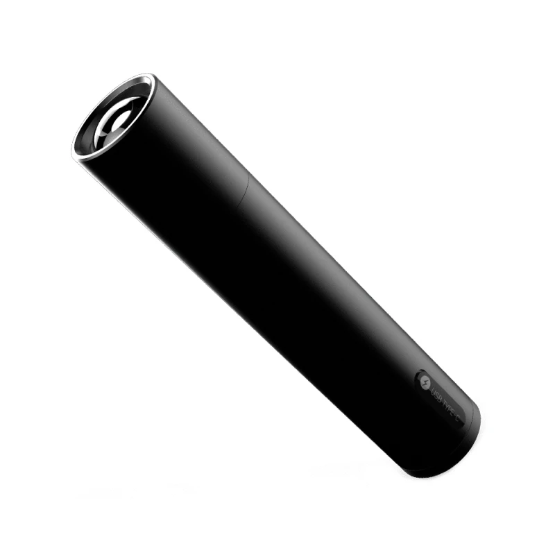 Black XIAOMI MIJIA МОЩНЫЙ СВЕТИЛЬНИК, портативный водонепроницаемый ночной светодиодный светильник для велосипеда с магнитным хвостом и велосипедный светильник - Цвет: Black