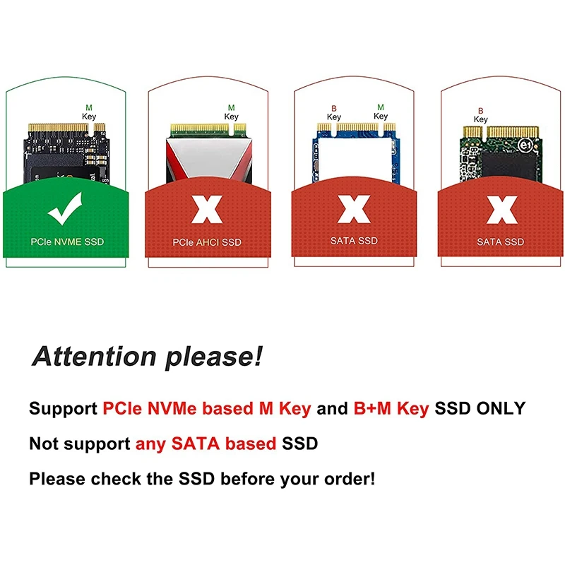 M.2 SSD на USB 3.1 Type A карта Pcie основе M Key жесткий диск конвертер считыватель |