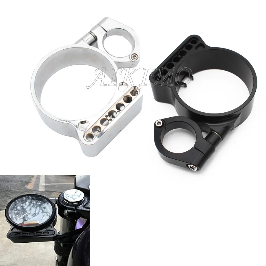 

Motorcycle Speedometer Side Mount Relocation Bracket Cover Instrument Bracket Case Housing For Harley Sportster XL883 1200 48