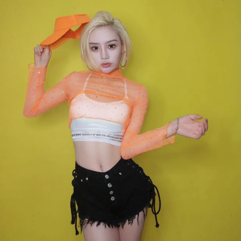 Новый женский певец бар Dj Ds сексуальный сценический костюм для ночного клуба