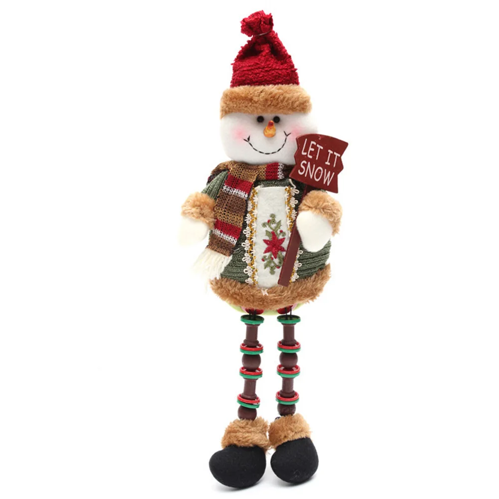 Праздничное украшение подарок снеговик милый Санта Клаус домашний рабочий стол