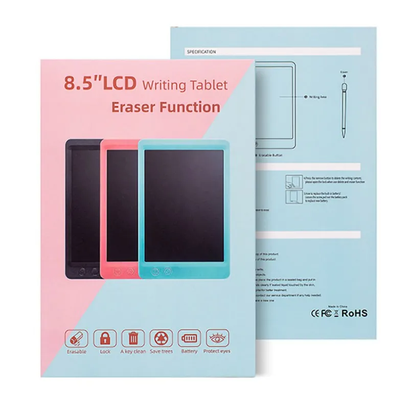 8 5 дюймовый ЖК-планшет для рисования безопасный защитный портативный детский
