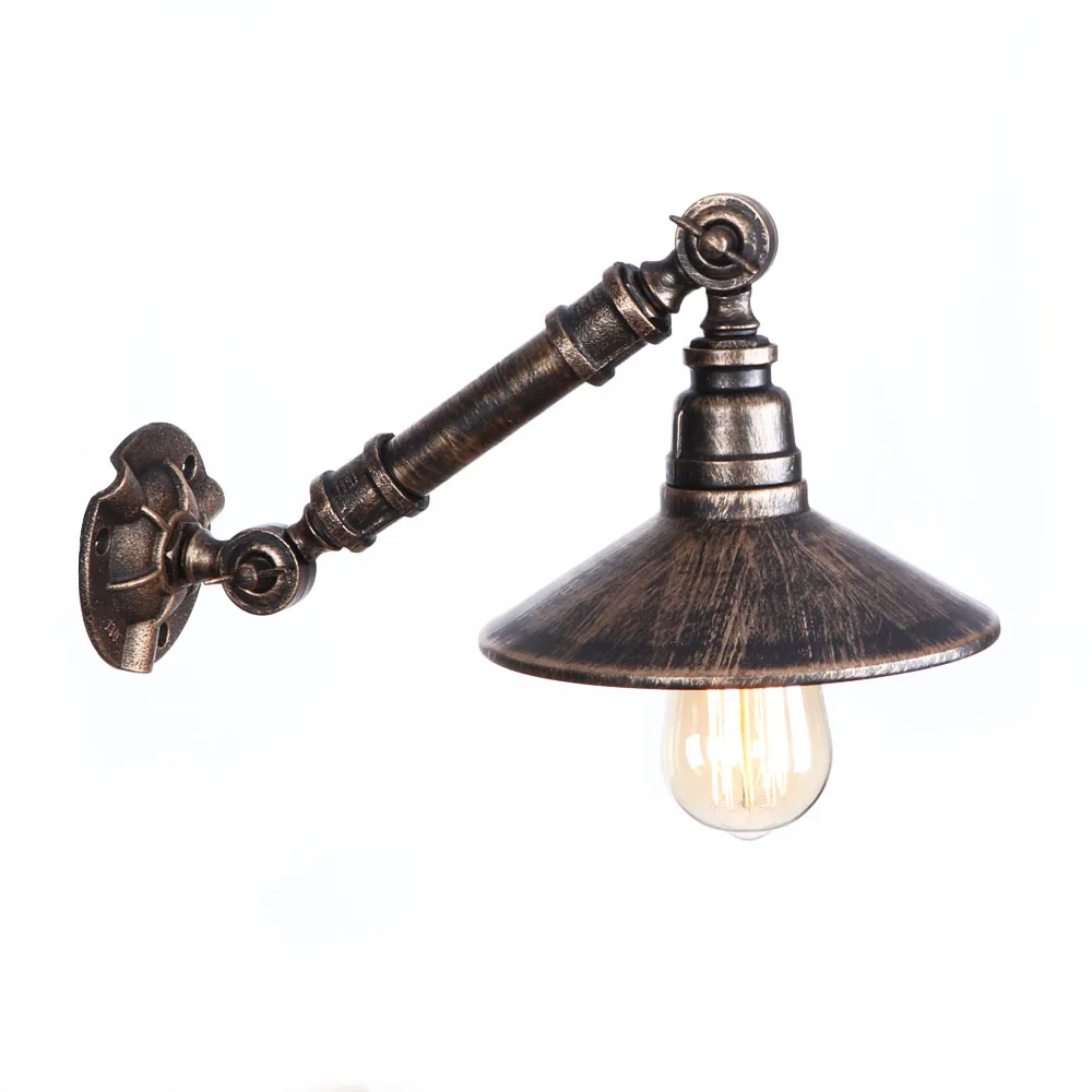 

Настенный светильник в американском стиле, простой отель, ресторан, Скандинавская промышленность, Ретро Декор, спальня, гостиная, коричнева...