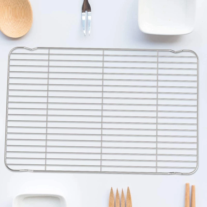 

3 Pcs 304 Stainless Steel Cooling Rack,Non-Stick Cake Cooling Rack,Baking Rack for Cooking and Baking Grill Cooling,Etc