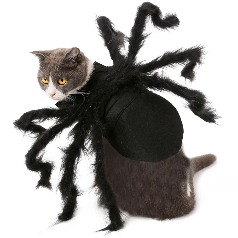 

Halloween Cute Pet Clothes Bat Wings Vampire Cat Dog Clothing Holiday Party Costumes Spider Cosplay Black Puppies Funny Dress Up