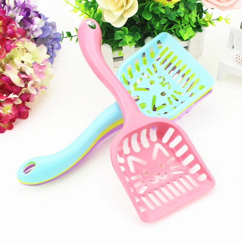 Kitten Pattern Durable Cat Litter Shovel Pet Cleaning Tool Lightweight Cleanning Supplies  Дом и