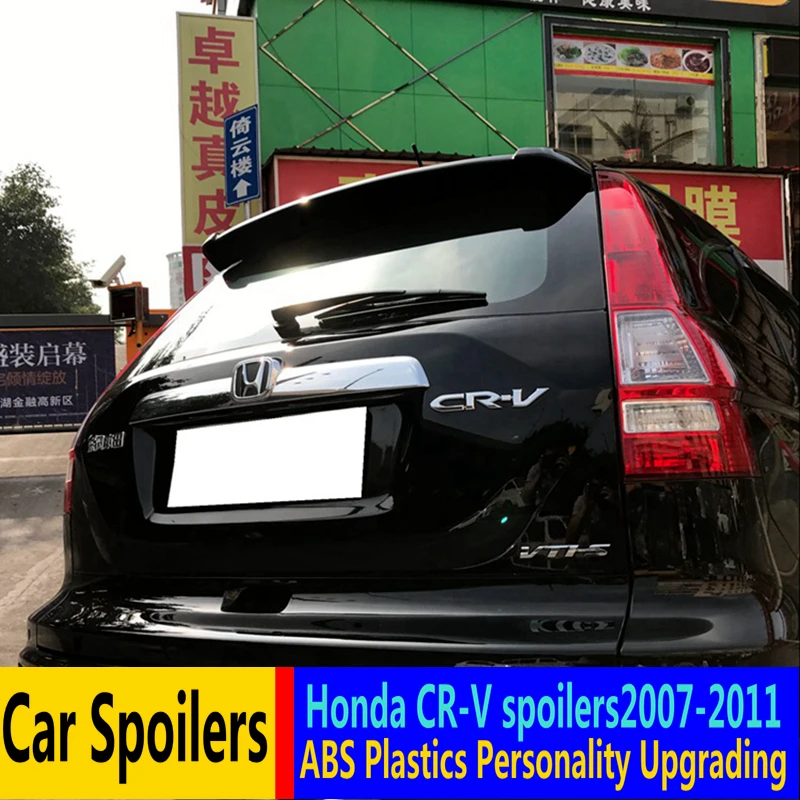 Для Honda CR-V спойлер 2007-2011 Премиум абс материал заднее крыло автомобиля праймер