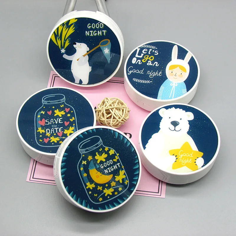 Чехол для контактных линз с зеркалом красивый чехол объектива коробка хранения