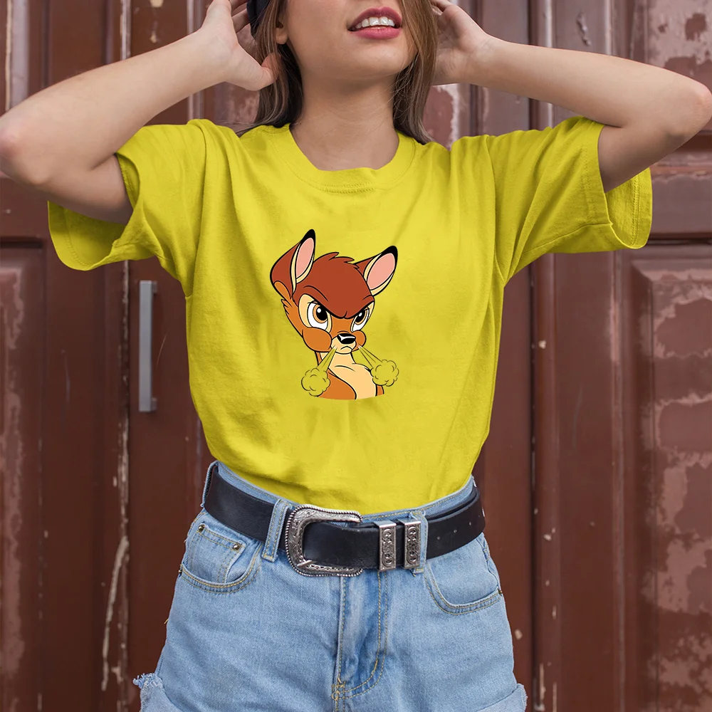 Новая Брендовая женская футболка Disney Мультяшные футболки Милая для девочек и