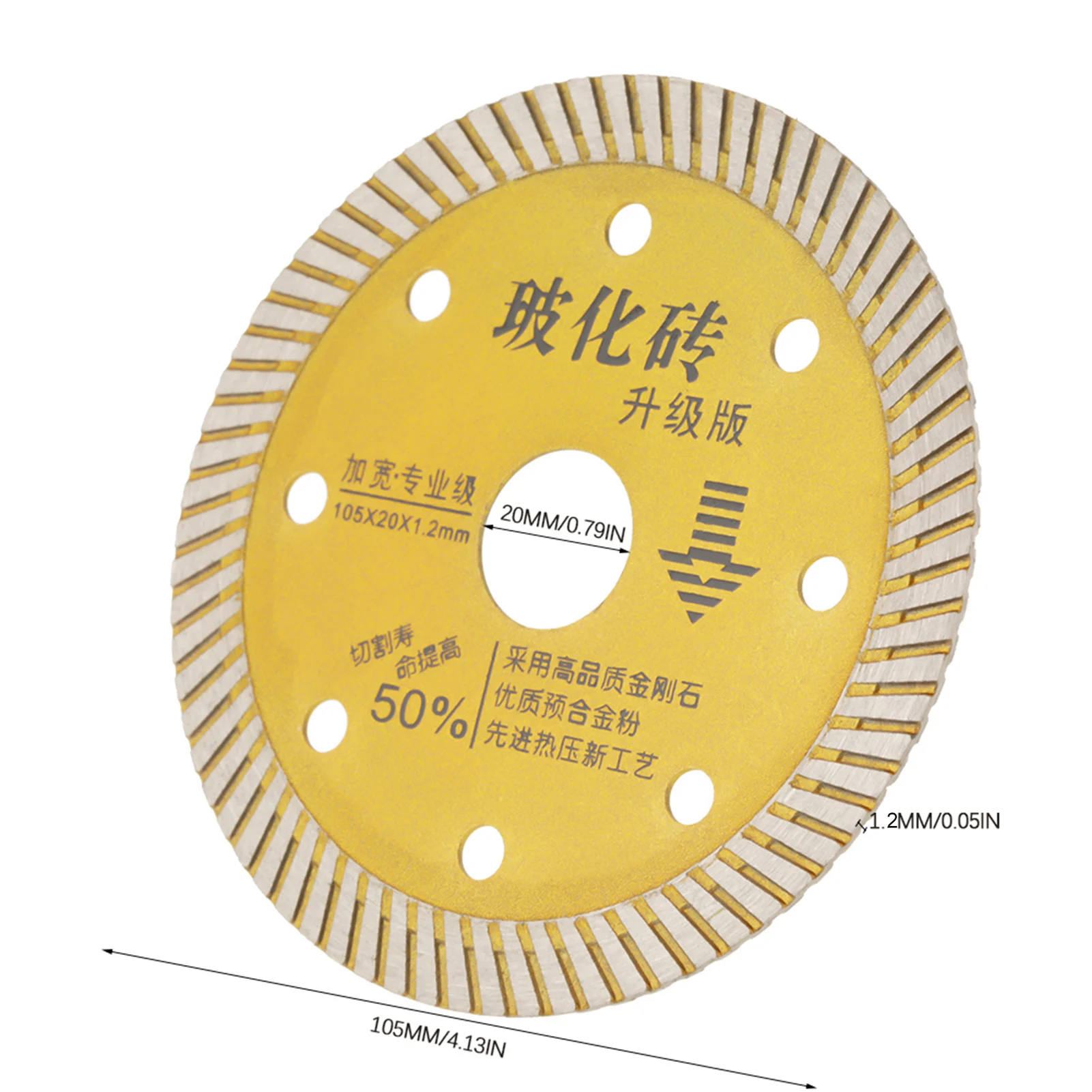 Золотое алмазное лезвие для пилы режущий диск бетона гранита мрамора плитки