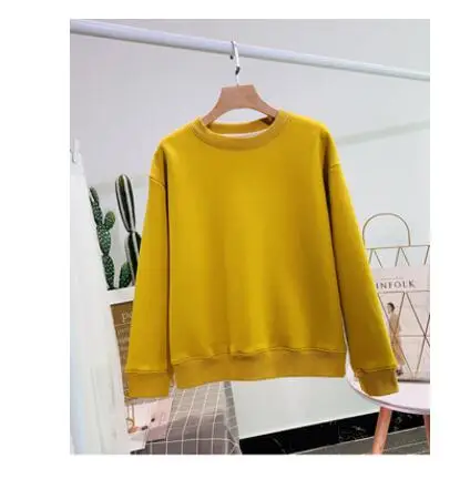 yellow Jvzkass, Женская кашемировая версия, зимние модели, теплые, одноцветные, утолщенные, зимние, женские, свободные, Z53 - Цвет: yellow