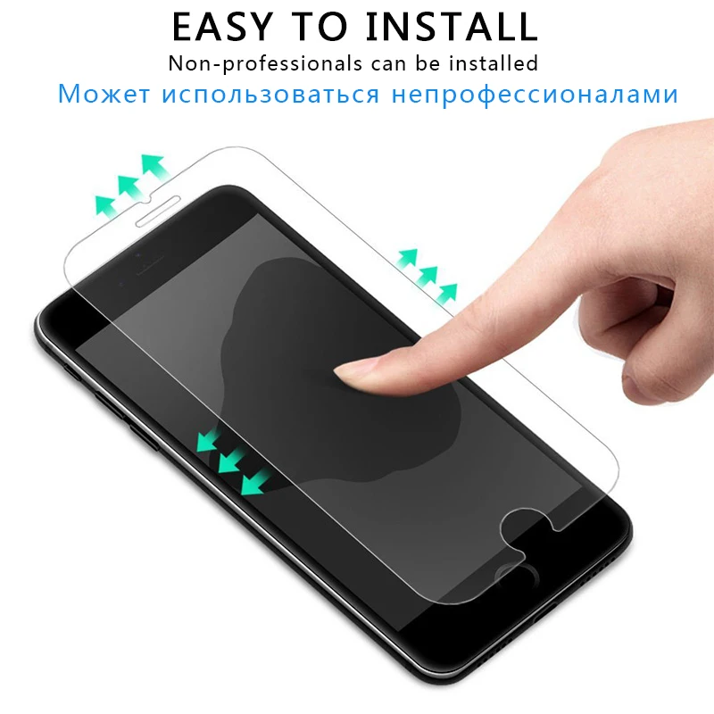9H HD Tempered Glass For iphone X XS Max XR 6 6s 7 8 plus 5s 10 Screen Protector protective on Plus 5 glass | Бытовая техника