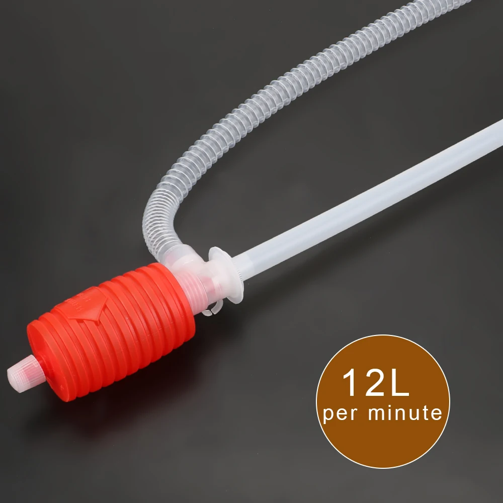 Car Truck Fuel Oil Gasoline Diesel Transfer Sucker Hand Pump 1 pc Manual Siphon Suction Water Chemical Liquid Universal | Автомобили и