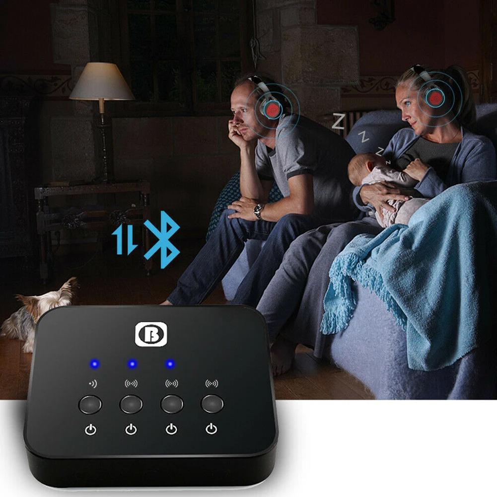 Портативный быстропрочный сплиттер с поддержкой HIFI музыки беспроводной ресивер