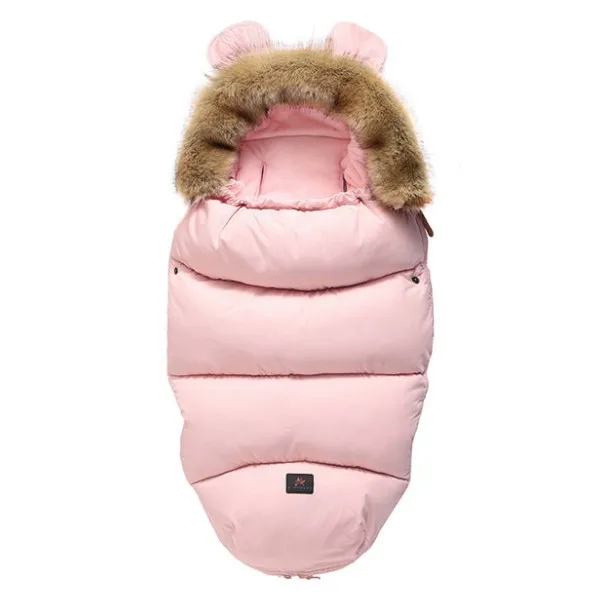 Pink Новое поступление года; спальный мешок для детской коляски; одеяло двойного назначения; детское теплое одеяло для прогулок; сезон осень-зима - Цвет: Pink
