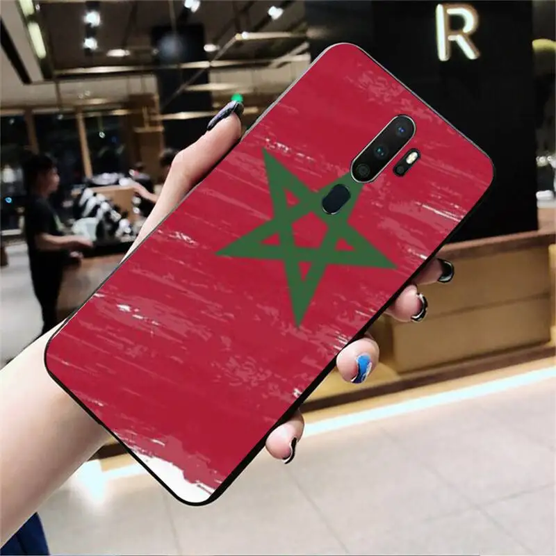 

Morocco Flag Phone Case For Oppo Reno2 Z 2Z Realme5 6 Pro R9S 11 Plus 15 17 Pro
