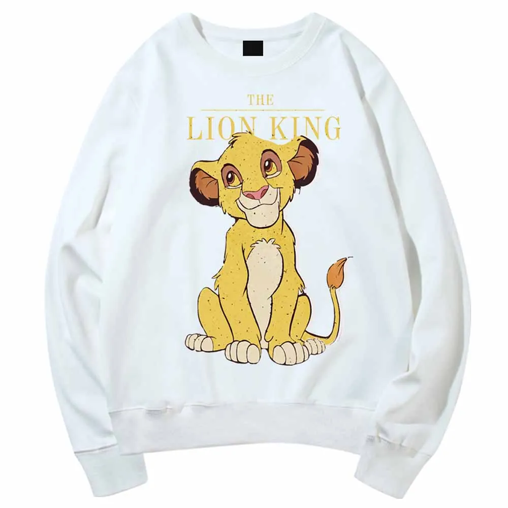 Стильная футболка с принтом из мультфильма Король джунглей Лев Disney пуловер