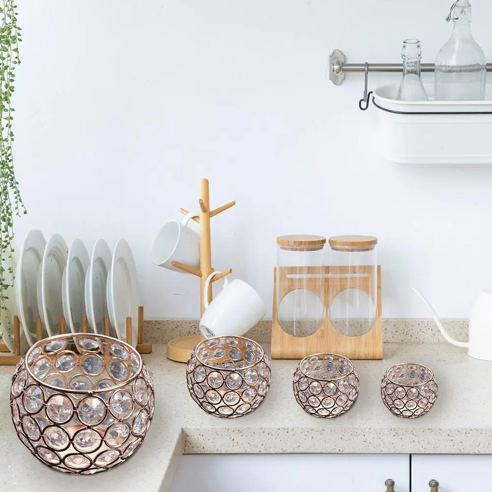 Металлические стеклянные хрустальные подсвечники держатель ручки ваза