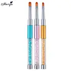 3 шт.компл. кисть для подводки ногтей кончики для дизайна рисования точечный Лайнер Кисть для акрилового рисования карандаш для УФ-геля Типсы для маникюра TSLM1