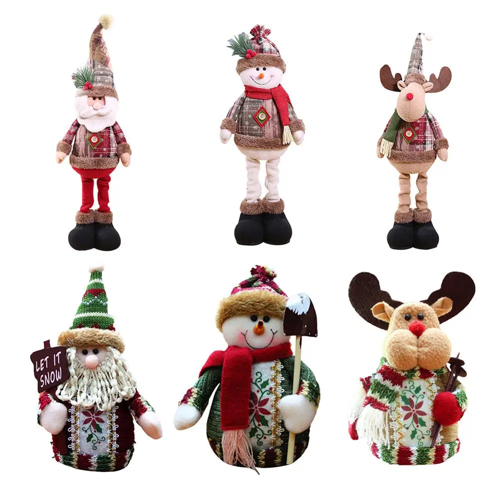 Christmas Dolls and Innovative Christmas Tree Decorations featuring Elk, Santa, and Snowman - Perfect Christmas Decorations and New Year Gifts for Kids image 4
