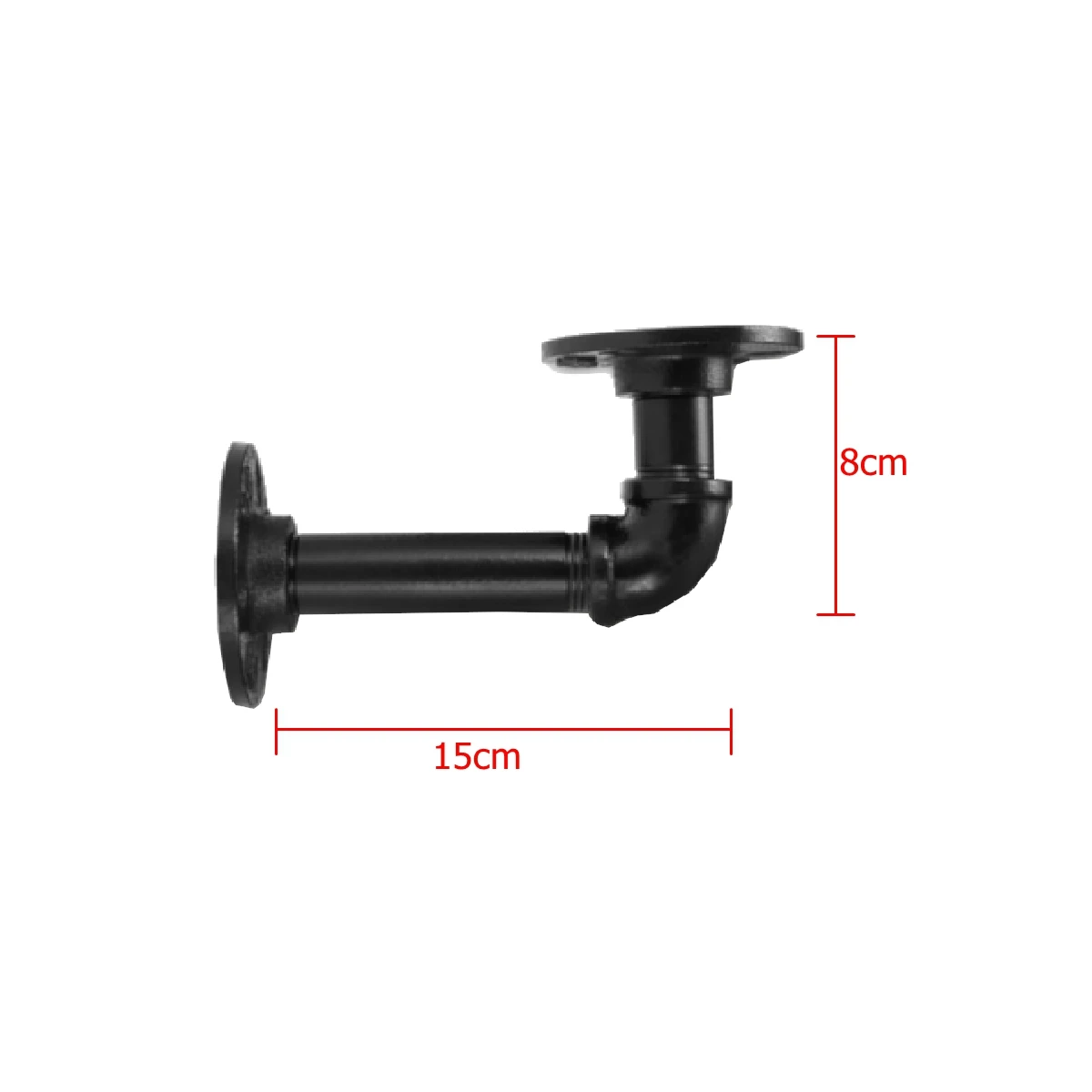 4 шт. 8 х15 см железный кронштейн для полки труб | Обустройство дома