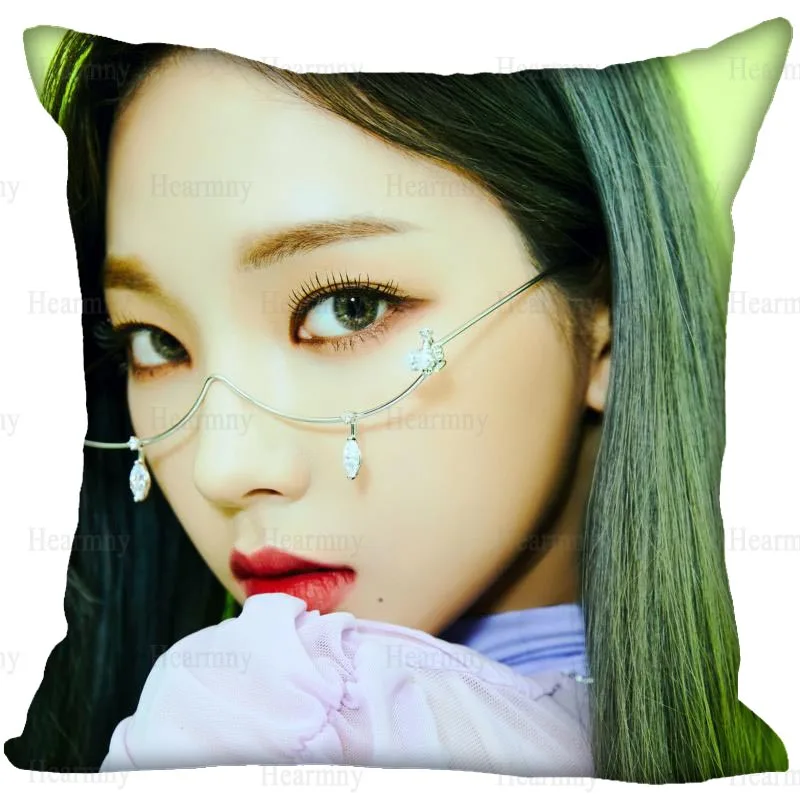 Custom KPOP KARINA Pillow Cover Bedroom Home Office Decorative Pillowcase Square Zipper Cases Satin Soft No Fade 0512 | Дом и сад
