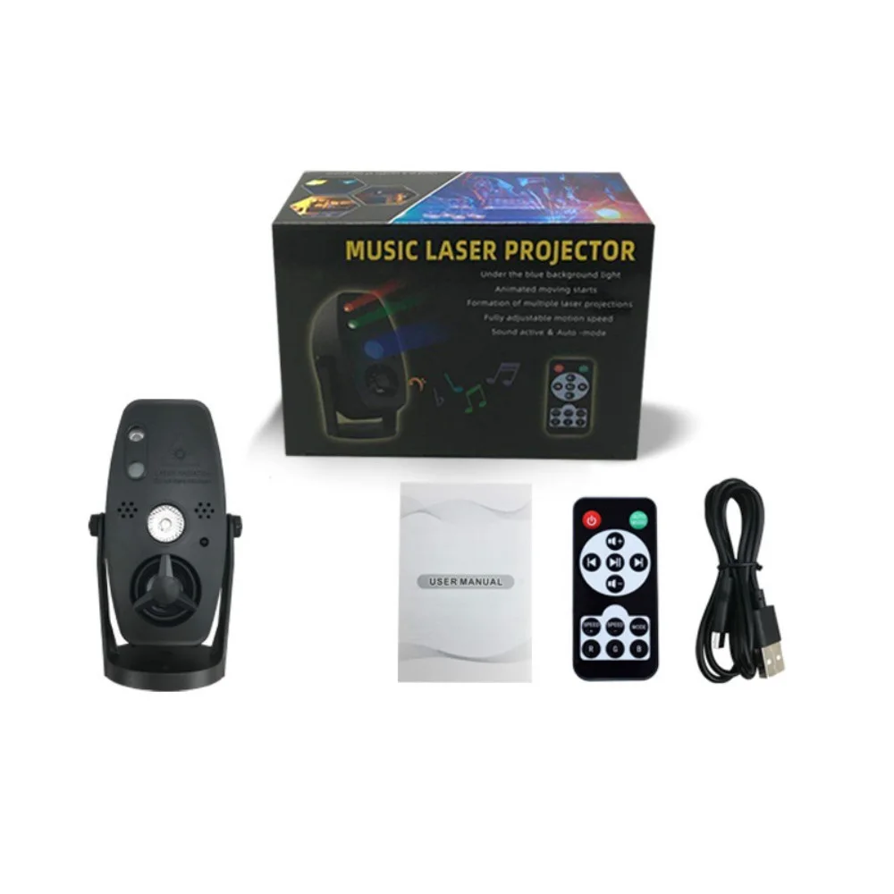 Цветная (RGB) с дистанционным управлением по Bluetooth Dj диско лазерное Светильник