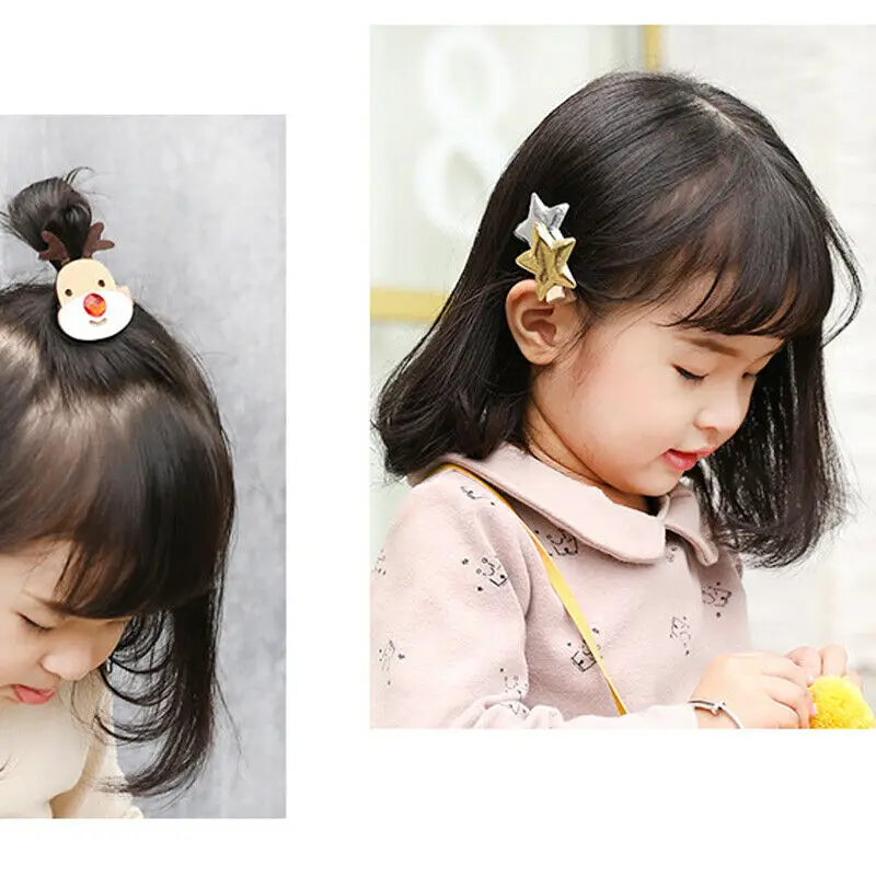 

24Pcs Headwear Set Children Accessories Ribbon Bow Hair clip Hairpins Headdress