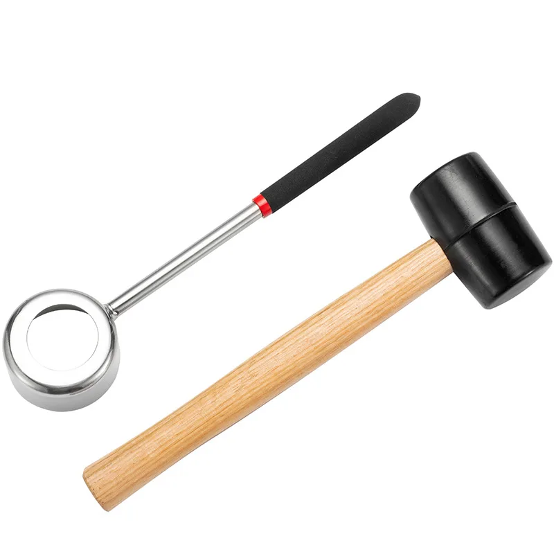 2 3 шт. кокосовые инструменты резиновый молоток открытый кокосовый нож из