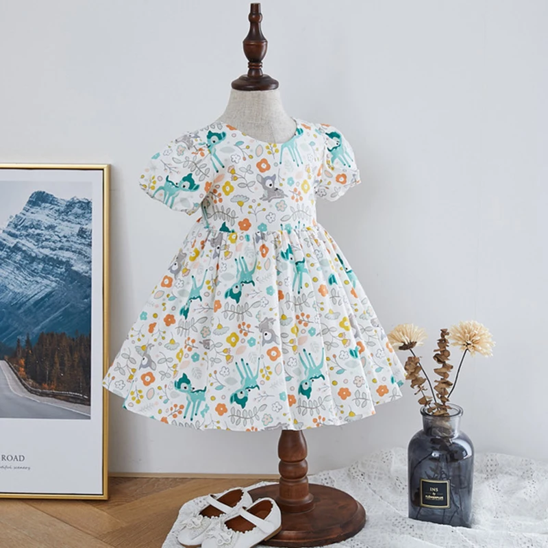 Children Boutique Spanish Floral Dresses for Baby Girls Turkey Vintage Frocks infant Christening Gown Toddler Vestido | Детская одежда