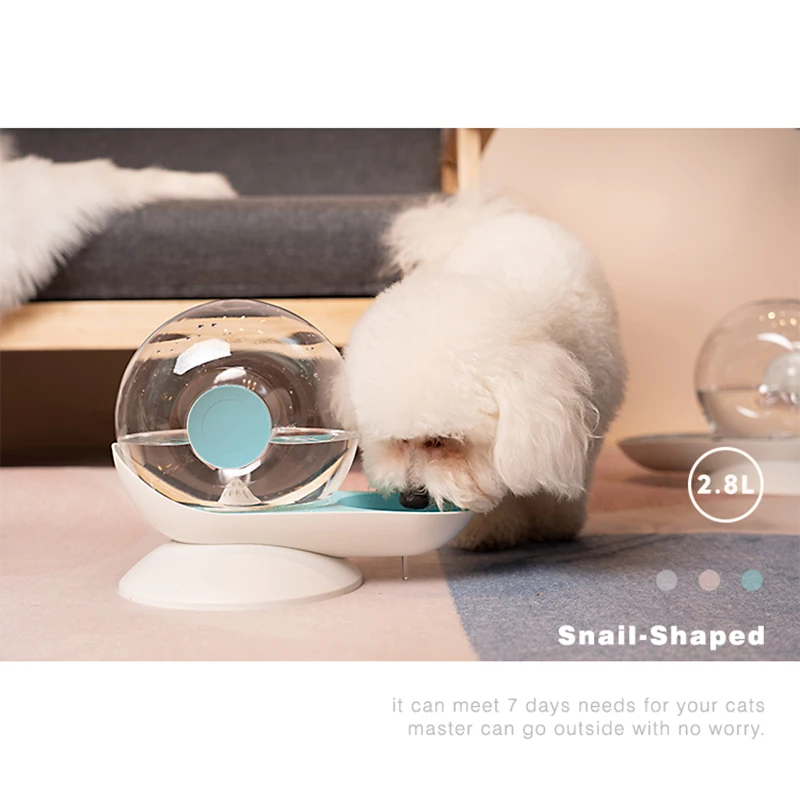 

Snails Bubble Automatic cat water dispenser mobile non plug in automatic cat water bowl drinking artifact circulating supplies