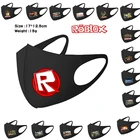 Robloxs периферийные маски защитная маска ветрозащитная теплая Повседневная Обычная Маска от пыли и дымки Roblox моющаяся многократная маска для рта