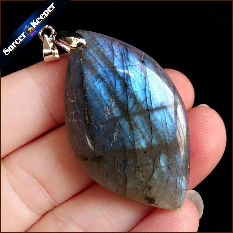 Ожерелья с цепочкой для женщин и мужчин оптовая продажа камень лабрадорит