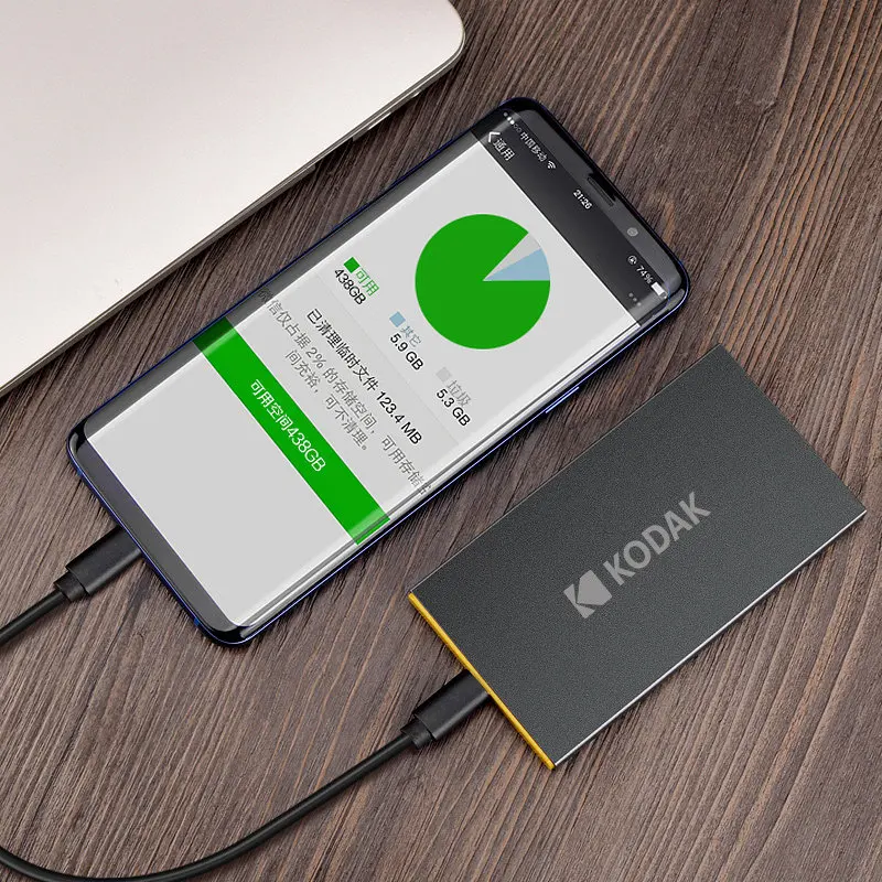 Kodak X250 внешний SSD жесткий диск 120 ГБ 240 512 Портативный Внешний 1 ТБ hdd для ноутбука с