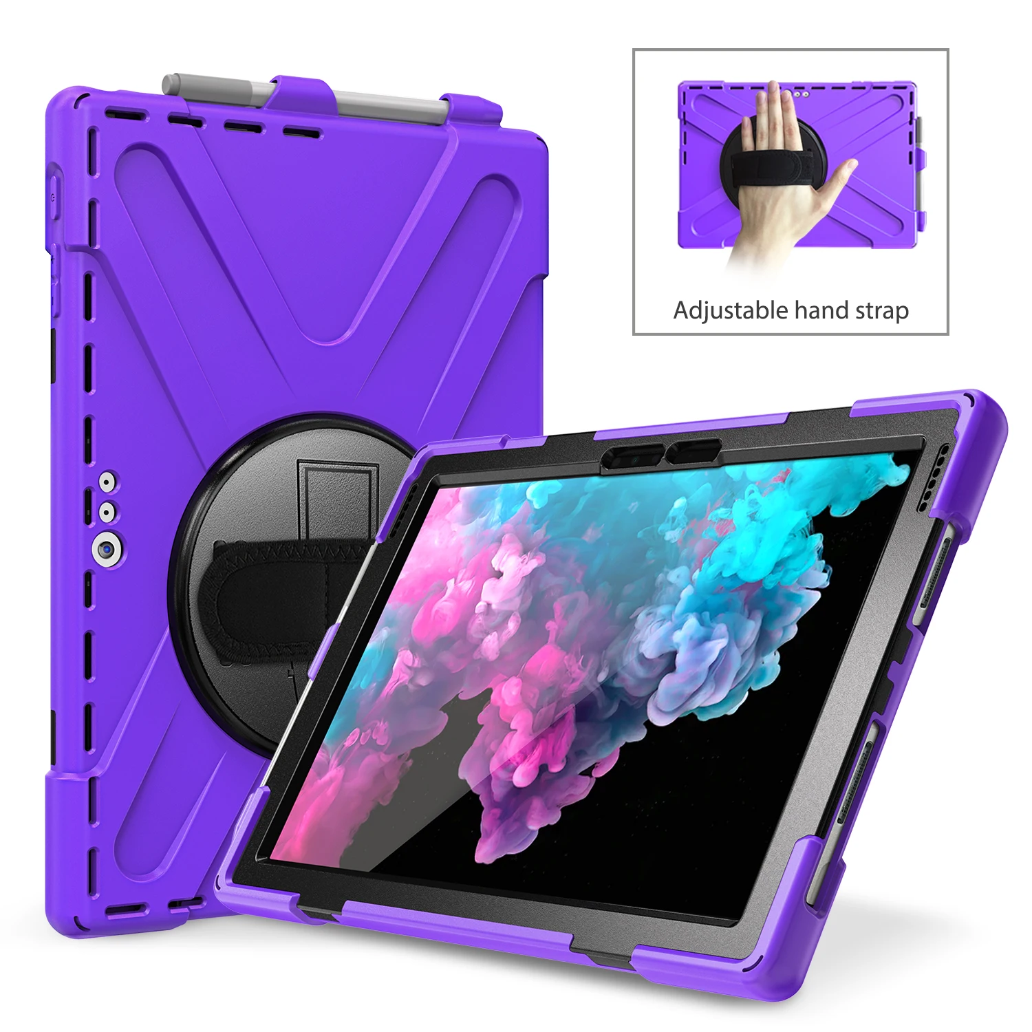 Вращающийся на 360 градусов чехол-подставка для планшета Microsoft Surface Pro 7 6 5 4 чехол