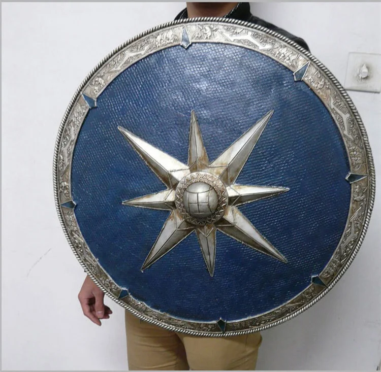 

[Funny] Metal and Resin made 1:1 Scale 62cm The Legendary Shield Of Narnia weapons model adult child cosplay toy collection gift
